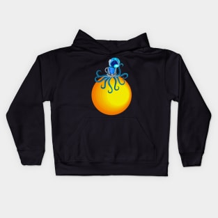 sleepy astropus Kids Hoodie